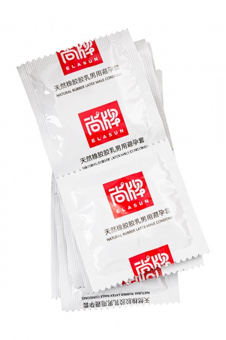 Презервативы с точками и ребрами Elasun Ribbed and Dotted - 10 шт. - Elasun - купить с доставкой в Южно-Сахалинске