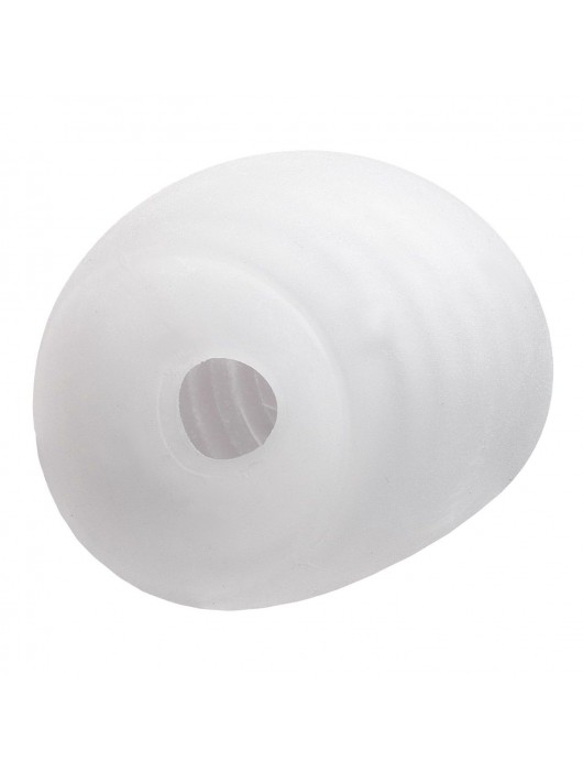 Белый мастурбатор-шар Lucky Ball Type 1 - MALESATION - в Южно-Сахалинске купить с доставкой