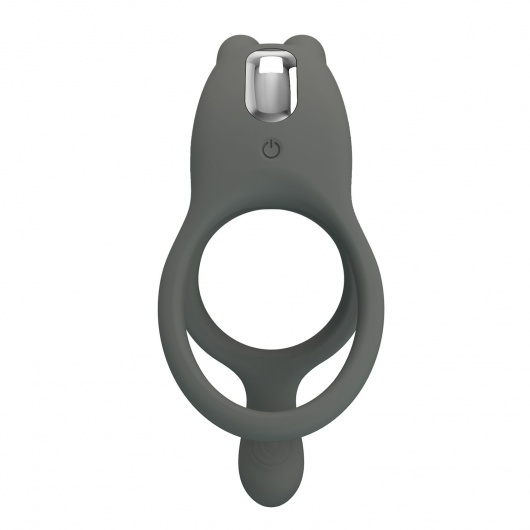 Серое эрекционное виброкольцо Dwayne - Baile - в Южно-Сахалинске купить с доставкой