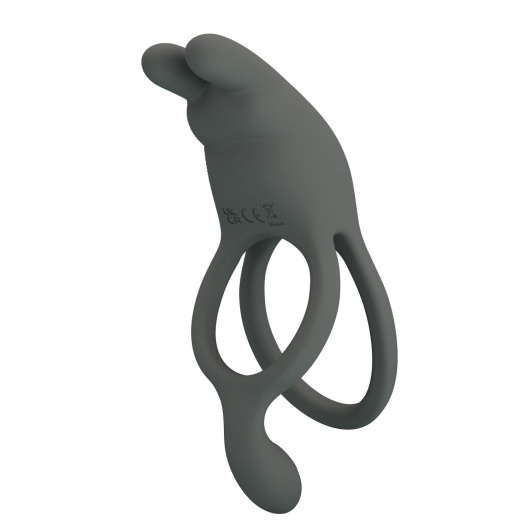 Серое эрекционное виброкольцо Dwayne - Baile - в Южно-Сахалинске купить с доставкой