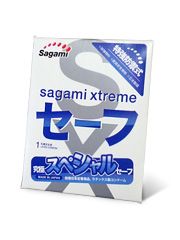 Презерватив Sagami Xtreme Ultrasafe с двойным количеством смазки - 1 шт. - Sagami - купить с доставкой в Южно-Сахалинске