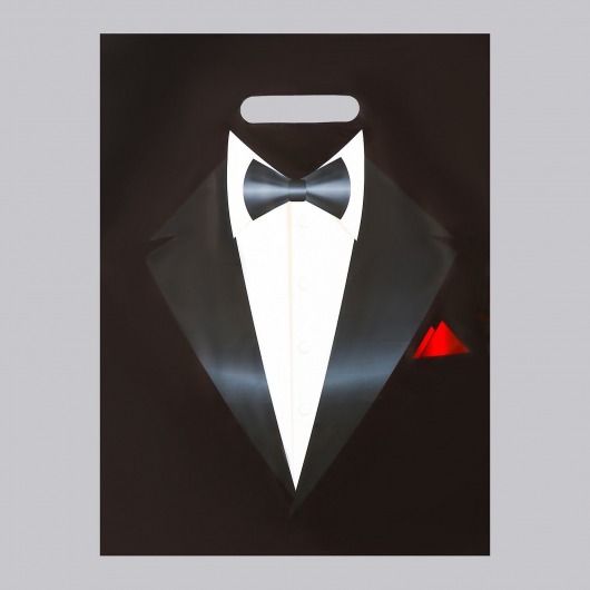 Пакет «Смокинг» полиэтиленовый с вырубной ручкой (30х40 см) - UPAK LAND - купить с доставкой в Южно-Сахалинске