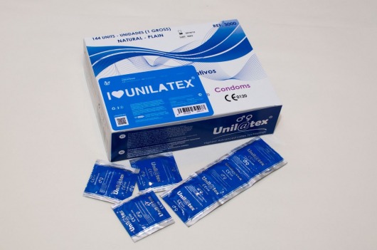 Классические презервативы Unilatex Natural Plain - 144 шт. - Unilatex - купить с доставкой в Южно-Сахалинске