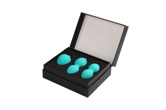 Набор зелёных вагинальных шариков Nova Ball со смещенным центром тяжести - Svakom