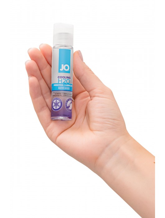 Охлаждающий лубрикант на водной основе JO H2O COOLING - 30 мл. - System JO - купить с доставкой в Южно-Сахалинске