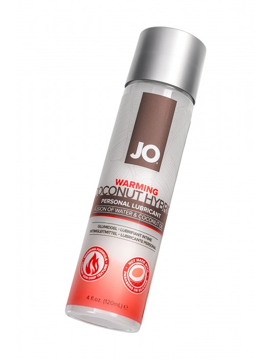 Водно-масляный лубрикант с разогревающим эффектом Hybrid Lubricant WARMING - 120 мл. - System JO - купить с доставкой в Южно-Сахалинске