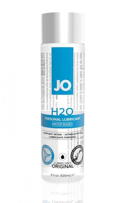 Нейтральный лубрикант на водной основе JO Personal Lubricant H2O - 120 мл. - System JO - купить с доставкой в Южно-Сахалинске