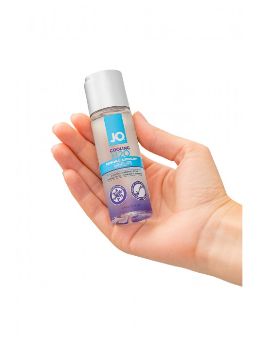 Охлаждающий лубрикант на водной основе JO Personal Lubricant H2O COOLING - 60 мл. - System JO - купить с доставкой в Южно-Сахалинске