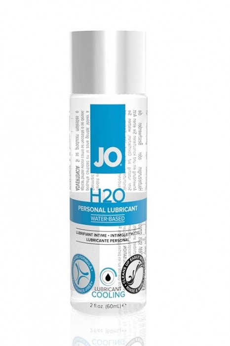 Охлаждающий лубрикант на водной основе JO Personal Lubricant H2O COOLING - 60 мл. - System JO - купить с доставкой в Южно-Сахалинске