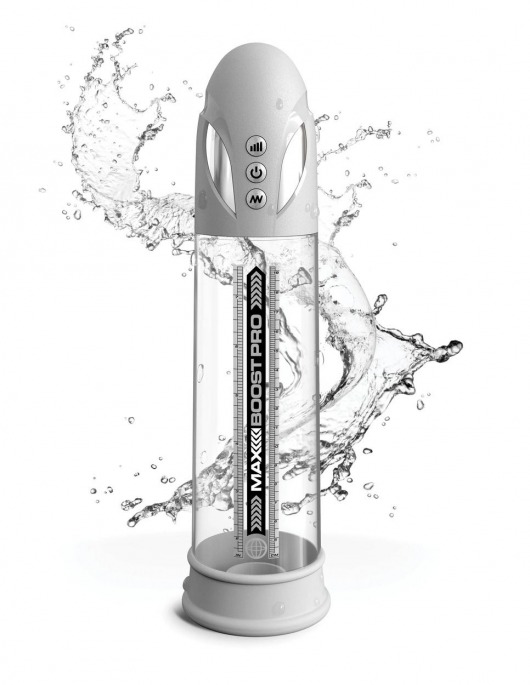Белая вакуумная автоматическая помпа Max Boost Pro Flow - Pipedream - в Южно-Сахалинске купить с доставкой