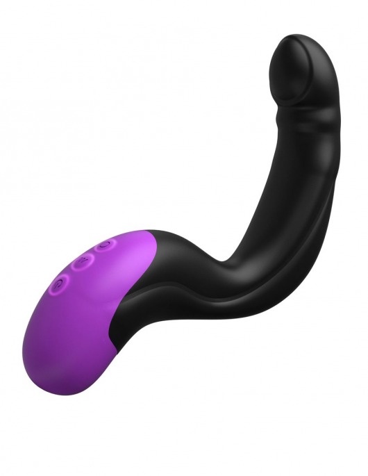 Черно-фиолетовый вибромассажёр простаты Hyper-Pulse P-Spot Massager - Pipedream - в Южно-Сахалинске купить с доставкой