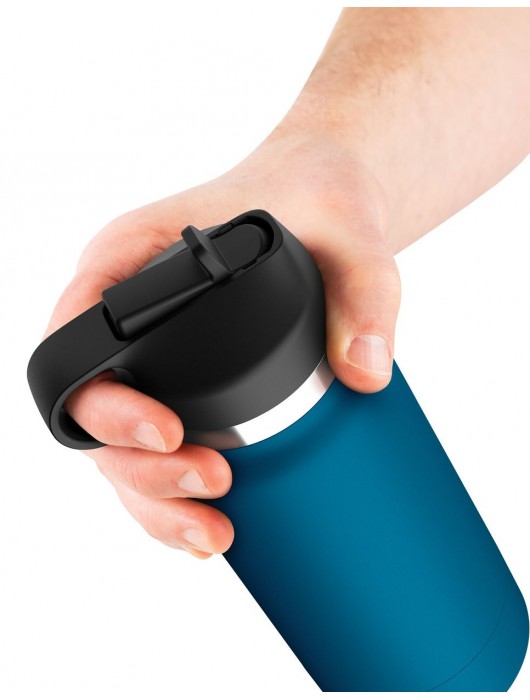 Смуглый мастурбатор-вагина в синей колбе F*ck Flask - Pipedream - в Южно-Сахалинске купить с доставкой