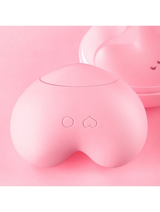 Розовый вакуумный стимулятор Heart в форме сердца - BeYourLover