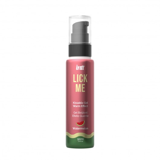 Гель Lick Me с согревающим эффектом и ароматом арбуза - 50 мл. - INTT - купить с доставкой в Южно-Сахалинске