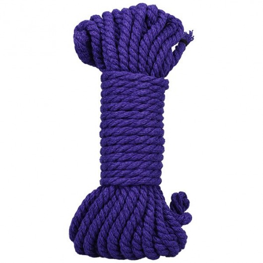 Фиолетовая верёвка для связывания и фиксации Bind Tie - 9,14 м. - Doc Johnson - купить с доставкой в Южно-Сахалинске