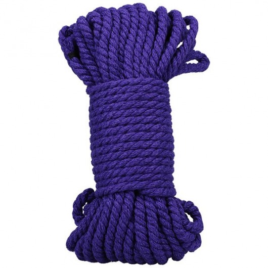 Фиолетовая верёвка для связывания и фиксации Bind Tie - 15,24 м. - Doc Johnson - купить с доставкой в Южно-Сахалинске