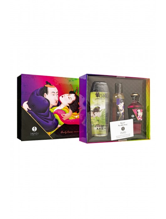 Подарочный набор Fruity Kisses из 3 предметов - Shunga - купить с доставкой в Южно-Сахалинске