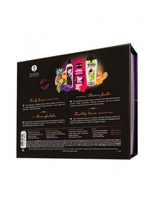 Подарочный набор Fruity Kisses из 3 предметов - Shunga - купить с доставкой в Южно-Сахалинске