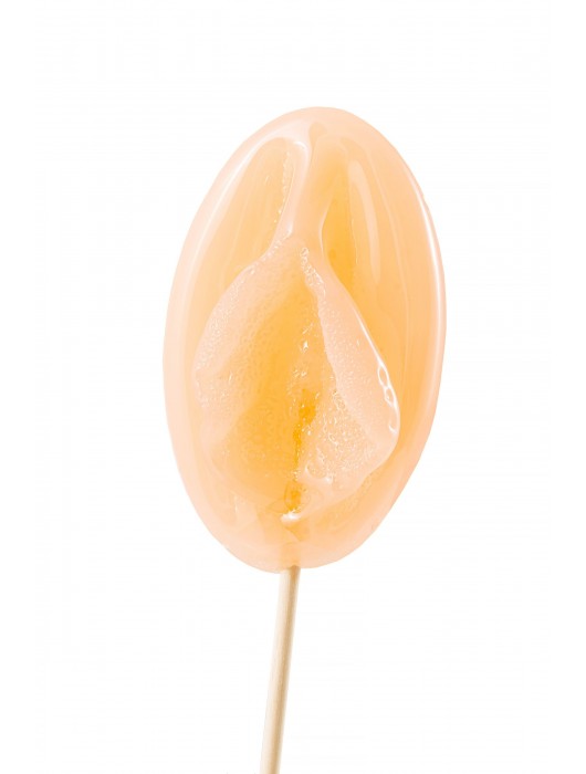 Леденец в форме вагины со вкусом бейлиз - 50 гр. - Sosuчki - купить с доставкой в Южно-Сахалинске