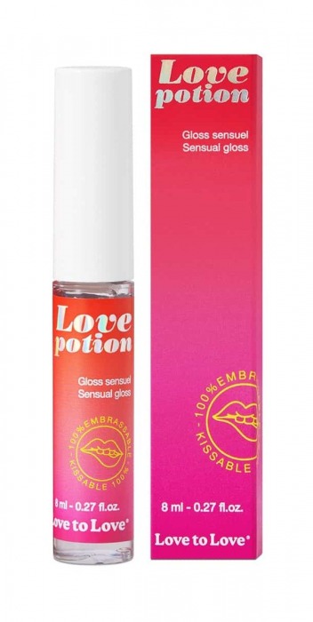 Возбуждающий блеск для губ Love Potion - 8 мл. - Love to Love - купить с доставкой в Южно-Сахалинске