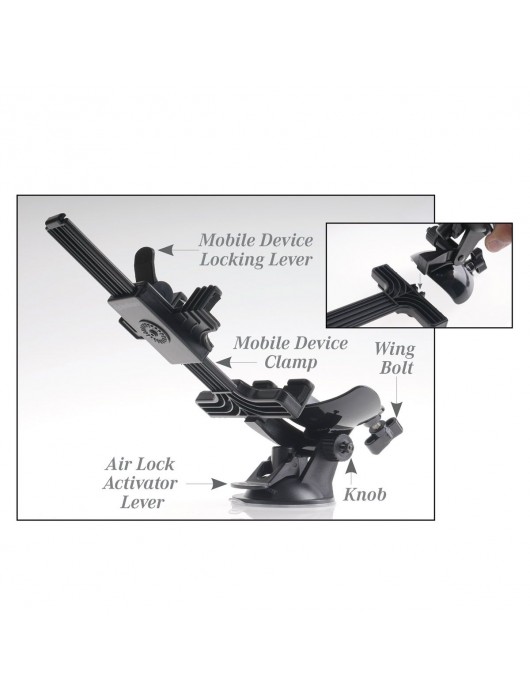 Перезаряжаемый мастурбатор-вагина с держателем для мобильных устройств Extreme Toyz Me - Pipedream - в Южно-Сахалинске купить с доставкой