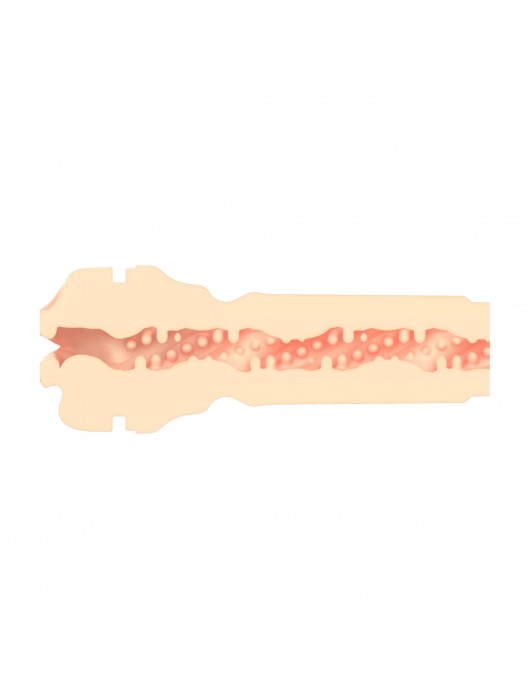 Телесный мастурбатор-ротик Feel Stroker Mouth - Kiiroo - в Южно-Сахалинске купить с доставкой