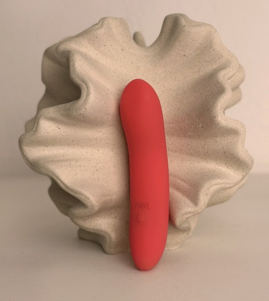 Коралловый мини-вибратор Atom - 11,5 см. - Le Frivole