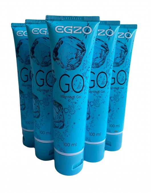 Набор из 5 пролонгирующих лубрикантов на водной основе Egzo Go (по 100 мл.) - EGZO - купить с доставкой в Южно-Сахалинске