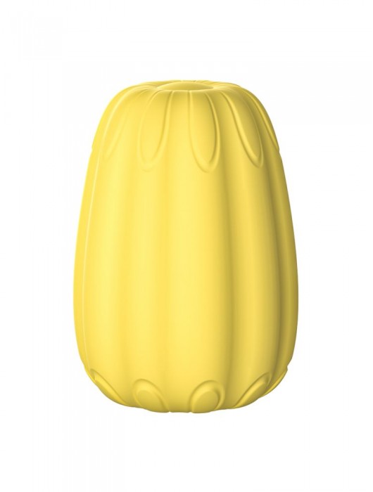 Желтый мастурбатор-яйцо Bisedze - LoveStore - в Южно-Сахалинске купить с доставкой