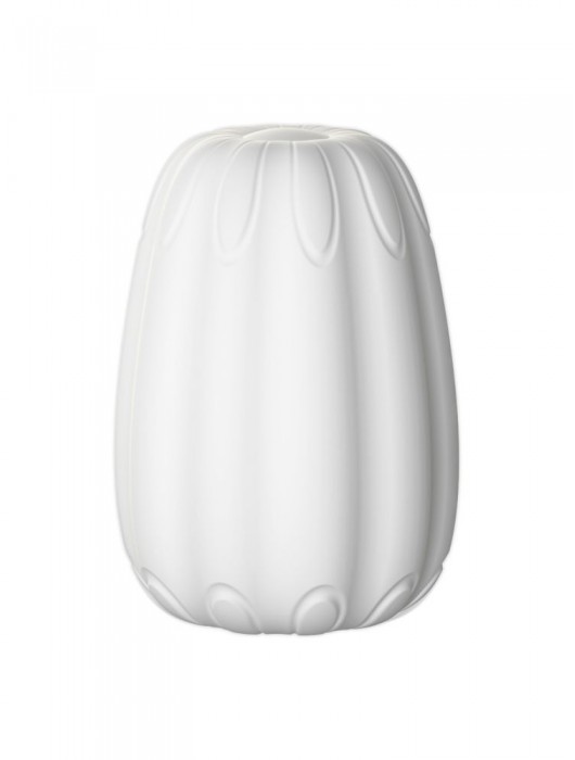 Белый мастурбатор-яйцо Bisedze - LoveStore - в Южно-Сахалинске купить с доставкой