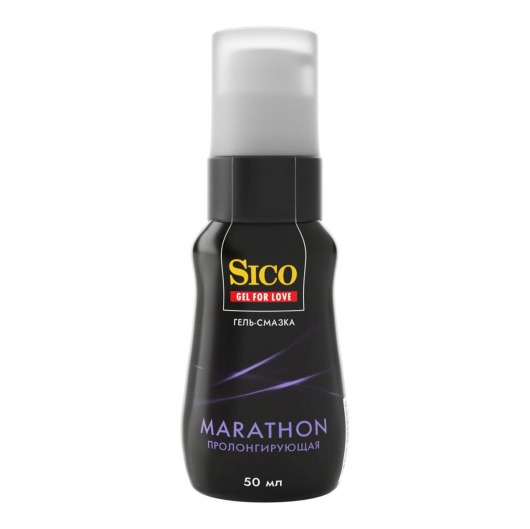 Пролонгирующая гель-смазка Sico Marathon - 50 мл. - Sico - купить с доставкой в Южно-Сахалинске
