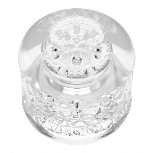 Прозрачный сквозной мастурбатор Crystle - Baile - в Южно-Сахалинске купить с доставкой