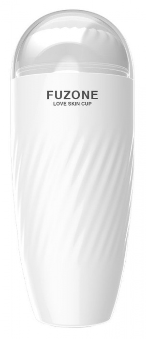 Белый мастурбатор с вибрацией в колбе Fuzone - Boys of Toys - в Южно-Сахалинске купить с доставкой