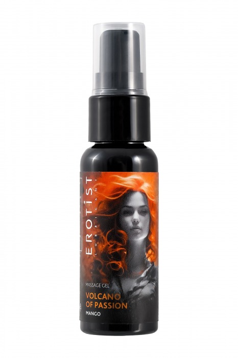Гель с эффектом вибрации Volcano Of Passion со вкусом манго - 25 мл. - Erotist Lubricants - купить с доставкой в Южно-Сахалинске