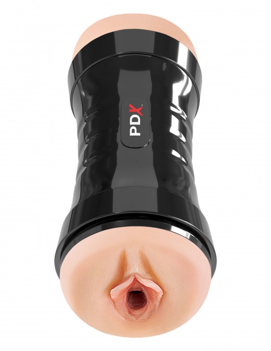 Двусторонний мастурбатор в колбе Super Flip-A-Pussy Over - Pipedream - в Южно-Сахалинске купить с доставкой