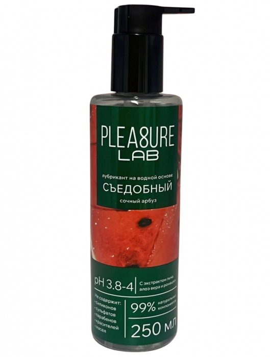 Лубрикант на водной основе Pleasure Lab с ароматом арбуза - 250 мл. - Pleasure Lab - купить с доставкой в Южно-Сахалинске