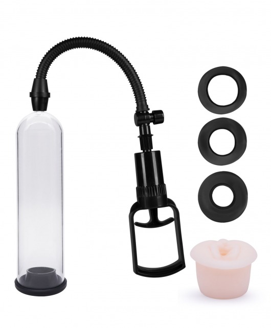 Вакуумная помпа со сменными насадками Rider - Lola Games - в Южно-Сахалинске купить с доставкой