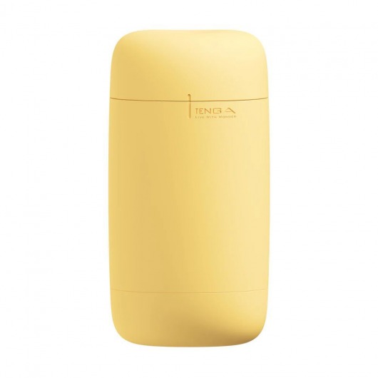 Желтый мастурбатор Tenga Puffy - Tenga - в Южно-Сахалинске купить с доставкой