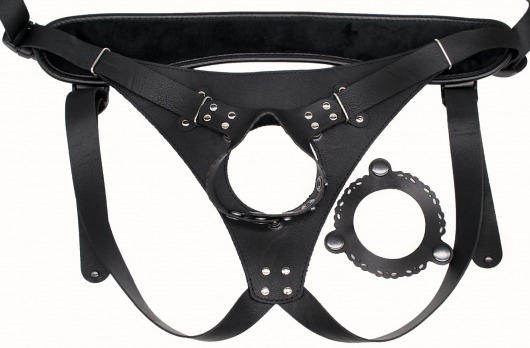 Пояс Hard Brutal для больших насадок - LOVETOY (А-Полимер) - купить с доставкой в Южно-Сахалинске