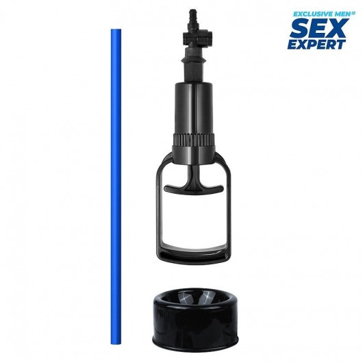 Комплект запасных частей для помпы: ручка, шланг и уплотнительная насадка - Sex Expert - купить с доставкой в Южно-Сахалинске
