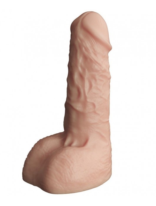 Телесный фаллоудлинитель с мошонкой Cock Next - 17 см. - LOVETOY (А-Полимер) - в Южно-Сахалинске купить с доставкой