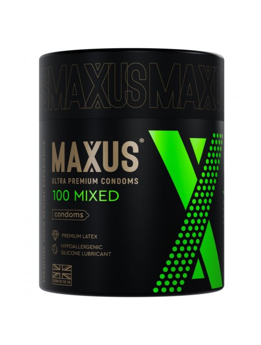 Презервативы MAXUS Mixed - 100 шт. - Maxus - купить с доставкой в Южно-Сахалинске
