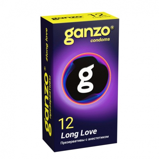 Презервативы с анестетиком для продления удовольствия Ganzo Long Love - 12 шт. - Ganzo - купить с доставкой в Южно-Сахалинске