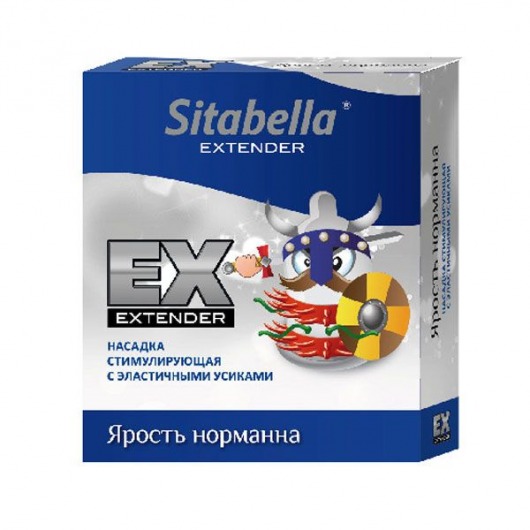 Стимулирующая насадка Sitabella Extender  Ярость норманна - Sitabella - купить с доставкой в Южно-Сахалинске