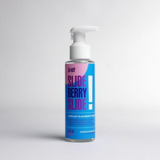 Увлажняющий гель с ароматом ежевики Slide Berry Slide - 100 мл. - INTT - купить с доставкой в Южно-Сахалинске