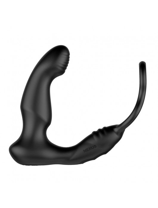 Черный двухмоторный массажер простаты Nexus Simul8 Wave Edition - Nexus Range - в Южно-Сахалинске купить с доставкой