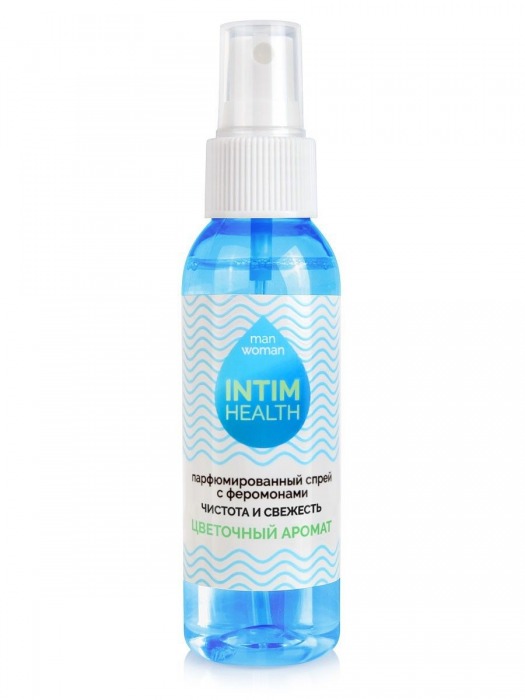 Парфюмированный спрей Intim Health для нижнего белья и тела с цветочным ароматом - 95 мл. -  - Магазин феромонов в Южно-Сахалинске