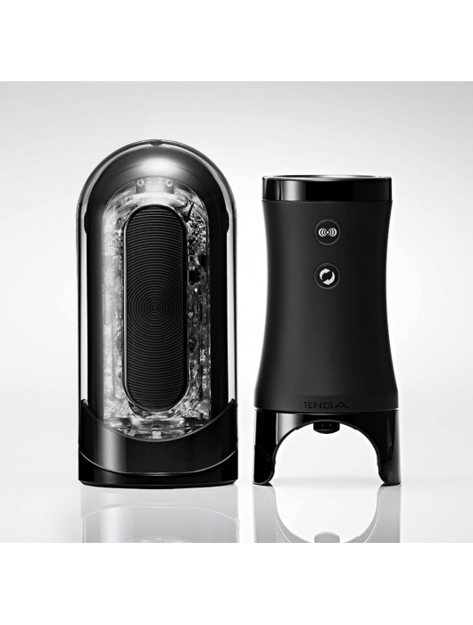 Набор Tenga Flip Zero Electronic Vibrotation: мастурбатор с вибрацией и устройство вращения - Tenga - в Южно-Сахалинске купить с доставкой