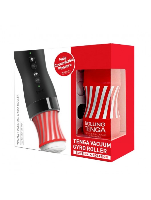 Набор Tenga Vacuum Gyro Roller 3s: мастурбатор и устройство для вращения и создания вакуума - Tenga - в Южно-Сахалинске купить с доставкой