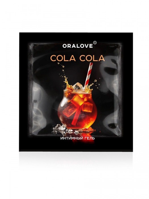 Саше съедобной оральной смазки OraLove с ароматом колы - 3 гр. - Биоритм - купить с доставкой в Южно-Сахалинске